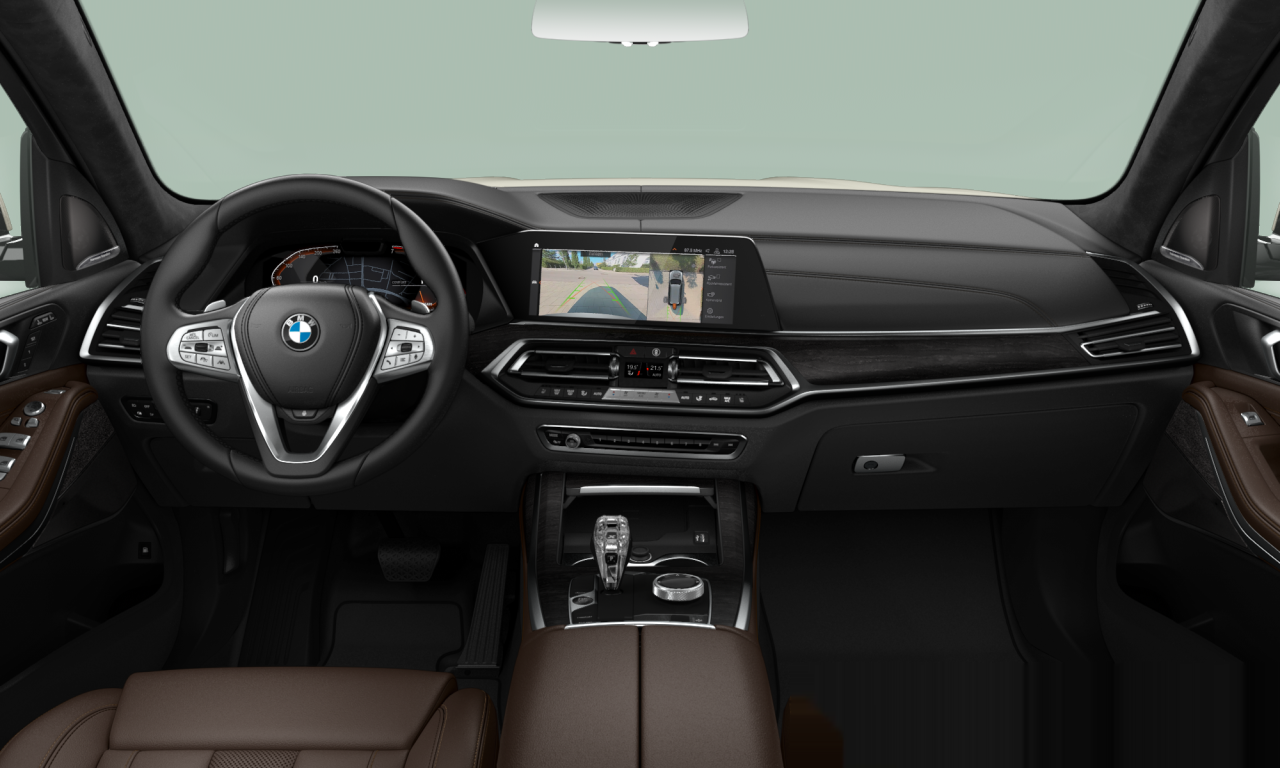 Interior of BMW X7 xDrive40i (G07), VIN 5UXCW2C56KL083996