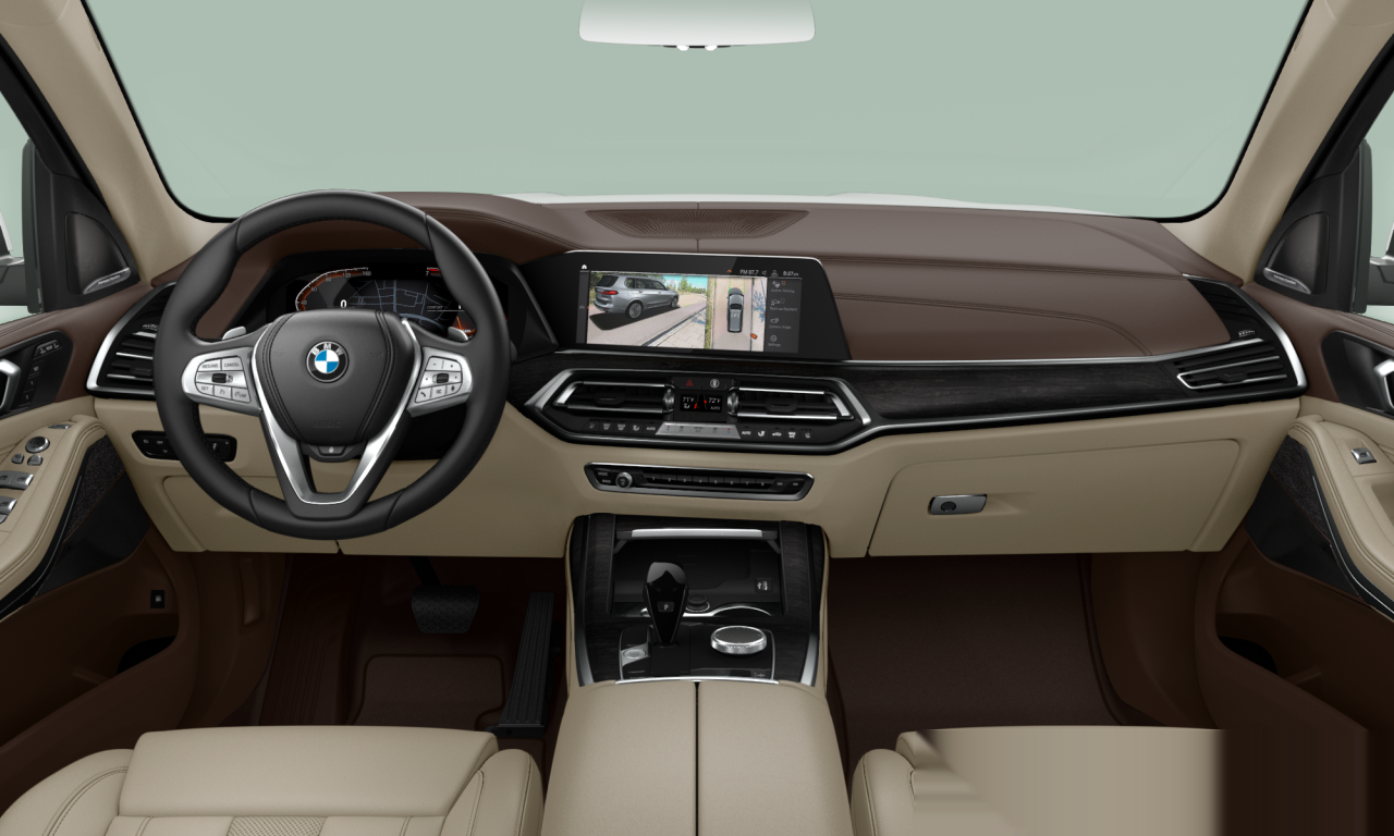 Interior of BMW X7 xDrive40i (G07), VIN 5UXCW2C56KL084596