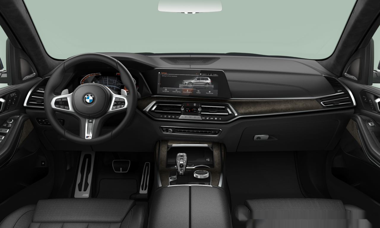 Interior of BMW X7 xDrive40i (G07), VIN 5UXCW2C56KL089510