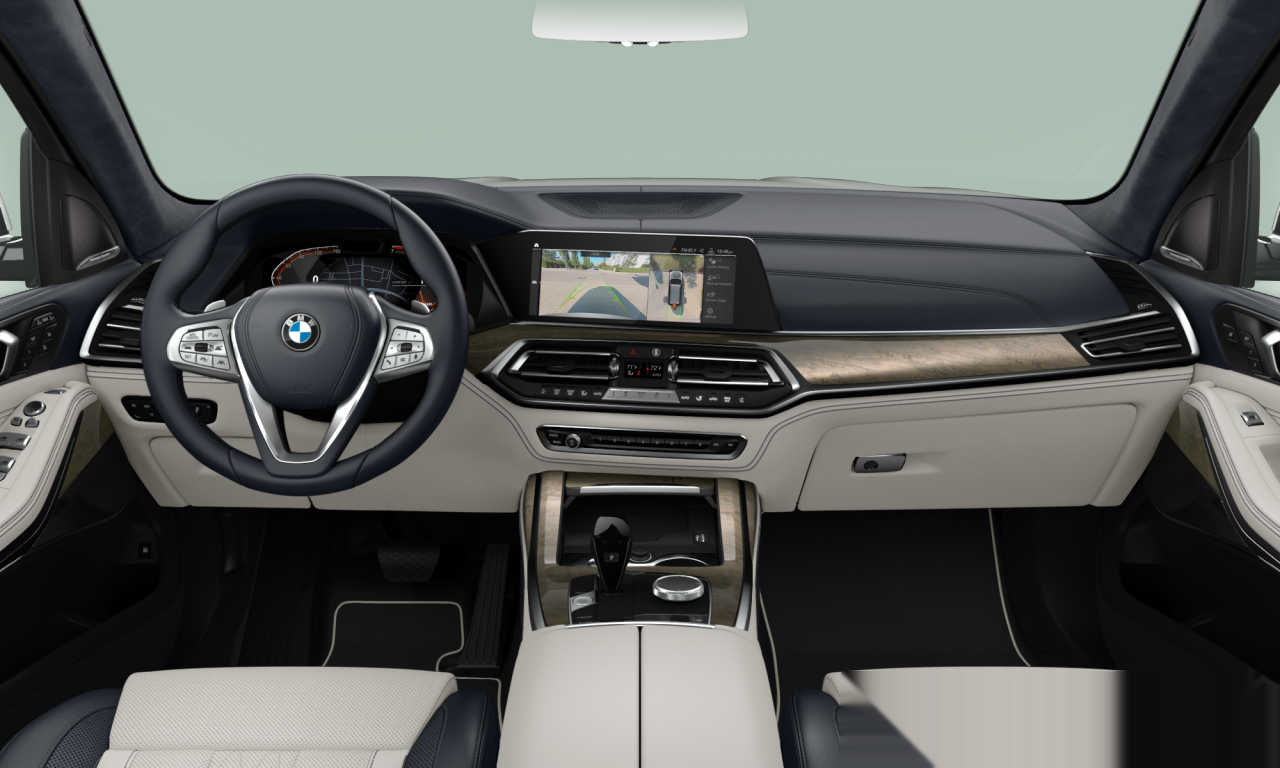 Interior of BMW X7 xDrive40i (G07), VIN 5UXCW2C57KL087300
