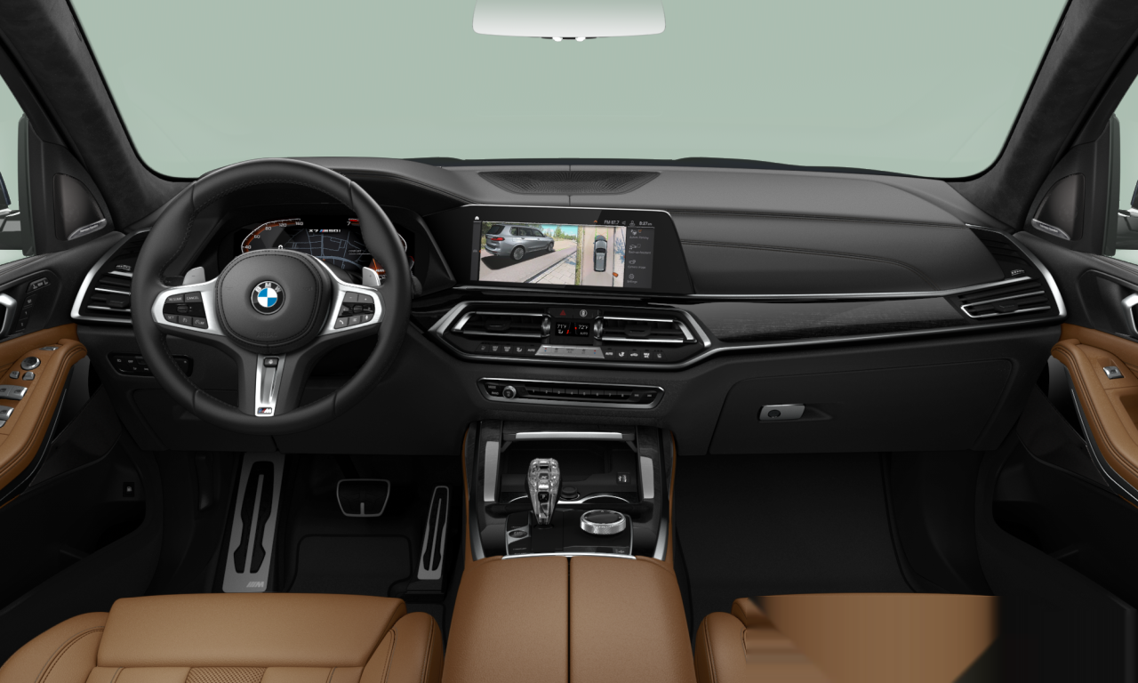 Interior of 2022 BMW X7 M50i (G07), VIN 5UXCX6C01N9J79108