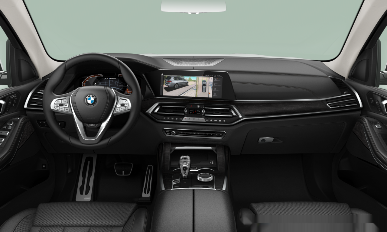 Interior of 2020 BMW X7 M50i (G07), VIN 5UXCX6C04M9F16694
