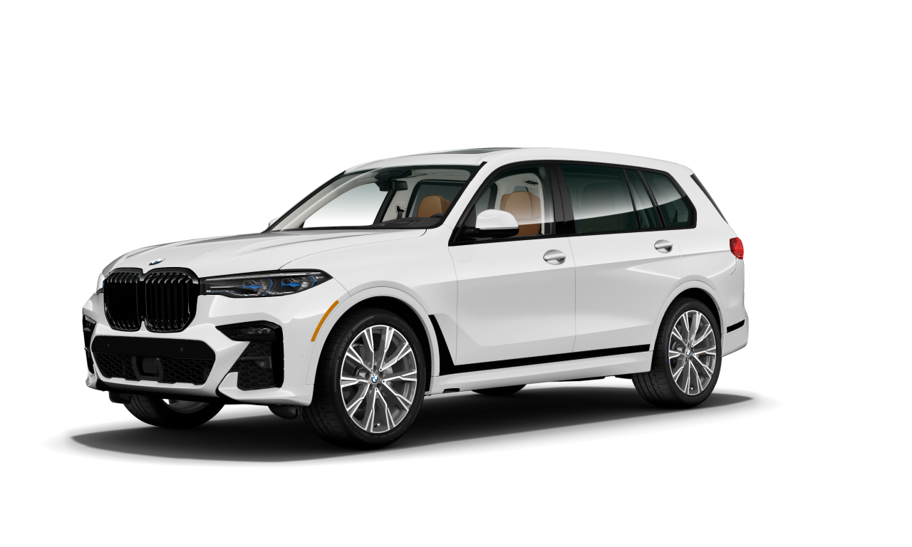 Exterior of 2021 BMW X7 M50i (G07), VIN 5UXCX6C04N9J84321