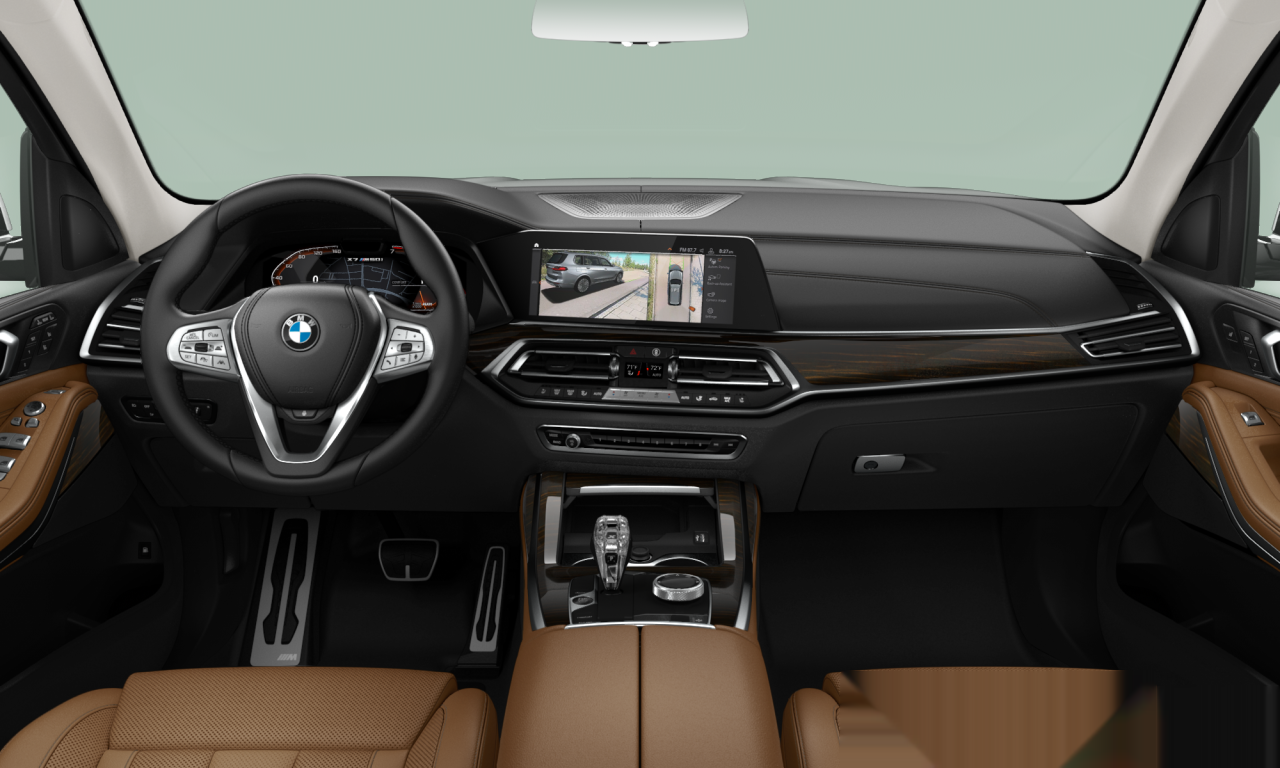 Interior of 2021 BMW X7 M50i (G07), VIN 5UXCX6C04N9J84321