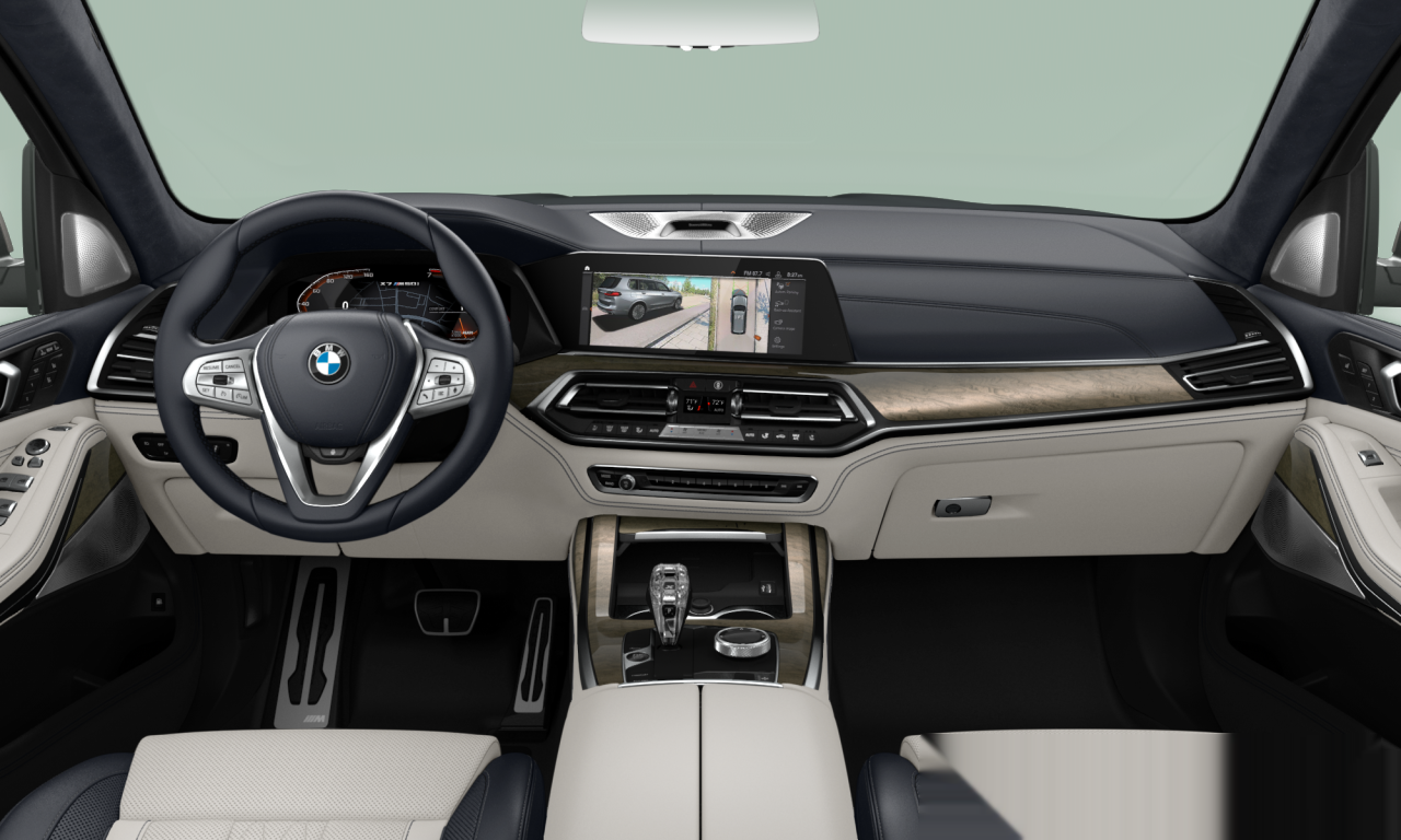 Interior of 2020 BMW X7 M50i (G07), VIN 5UXCX6C06M9D86904
