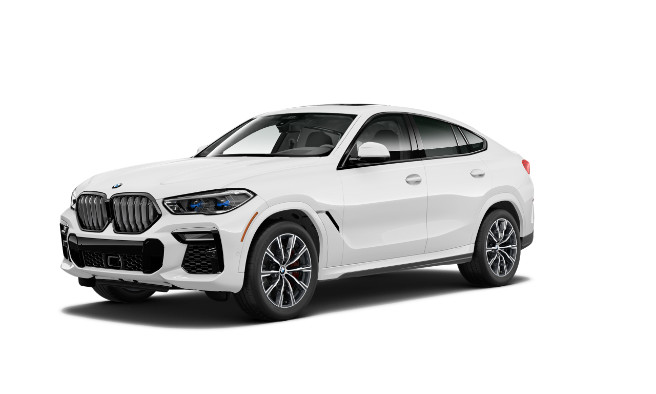 Exterior of 2021 BMW X6 M50i (G06), VIN 5UXCY8C02N9K23027