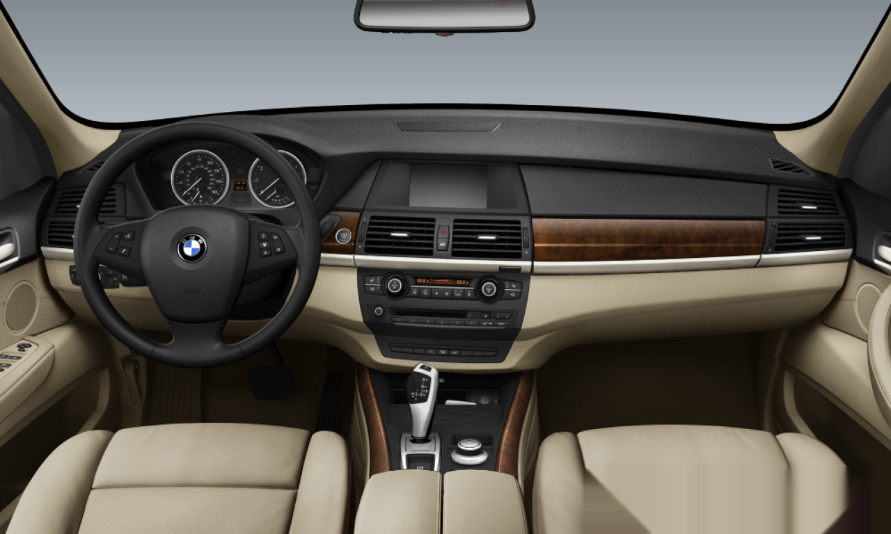 Interior of BMW X5 3.0si (E70), VIN 5UXFE43528L003341