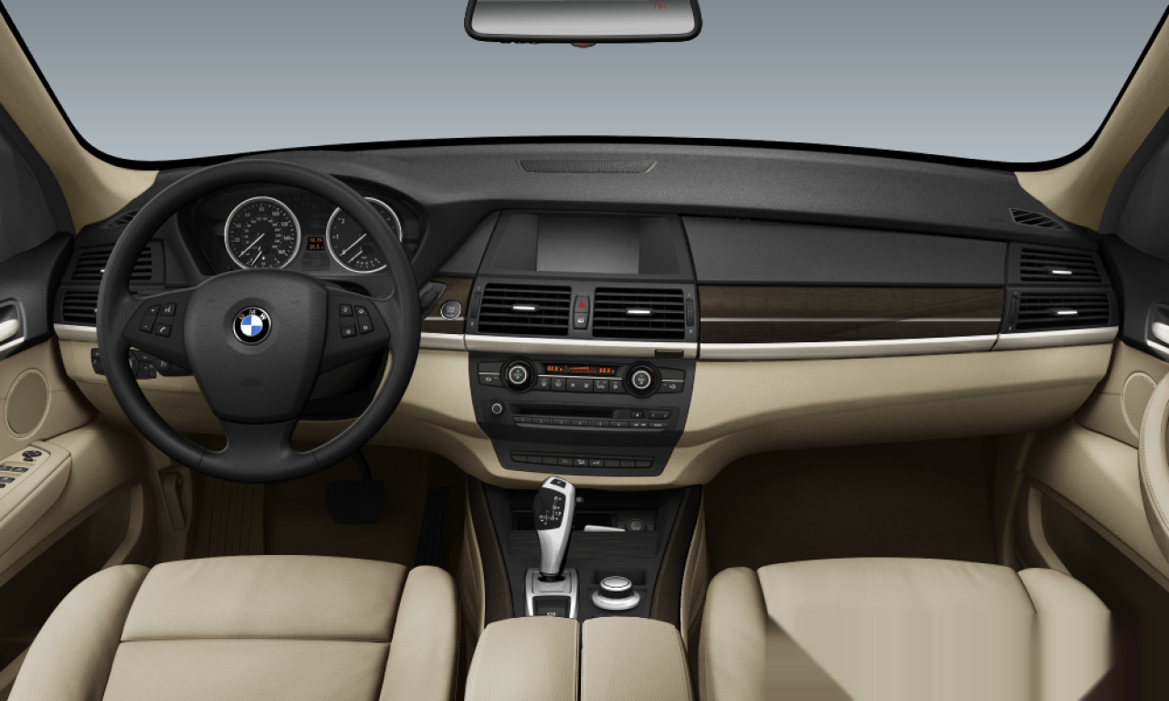 Interior of BMW X5 3.0si (E70), VIN 5UXFE43578L001245