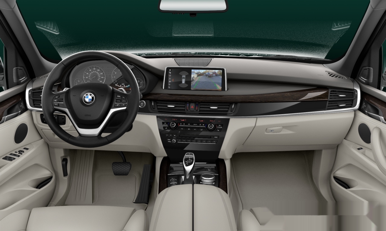 Interior of BMW X5 xDrive35i (F15), VIN 5UXKR0C56J0X88899