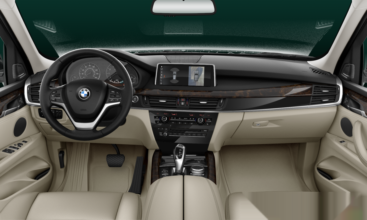 Interior of 2015 BMW X5 xDrive35i (F15), VIN 5UXKR0C59F0K53637