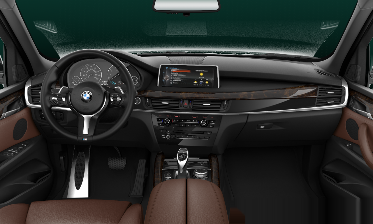 Interior of 2014 BMW X5 xDrive35i (F15), VIN 5UXKR0C5XE0K50339