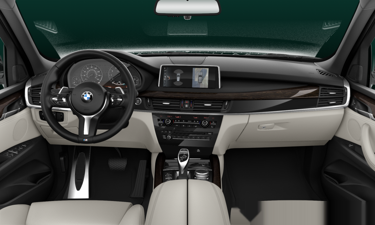 Interior of BMW X5 sDrive35i (F15), VIN 5UXKR2C32H0U23687