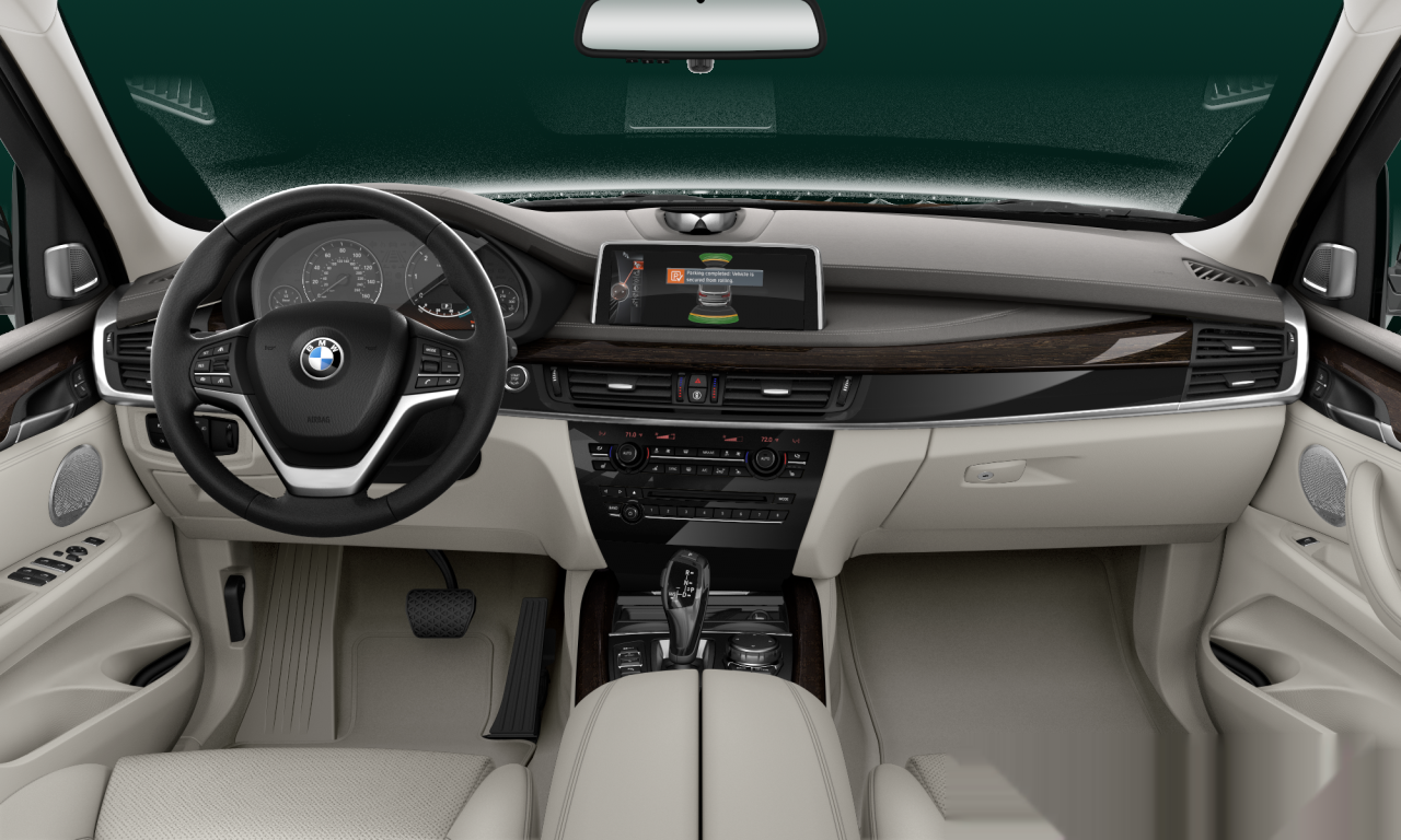 Interior of BMW X5 xDrive35d (F15), VIN 5UXKS4C50E0J97064