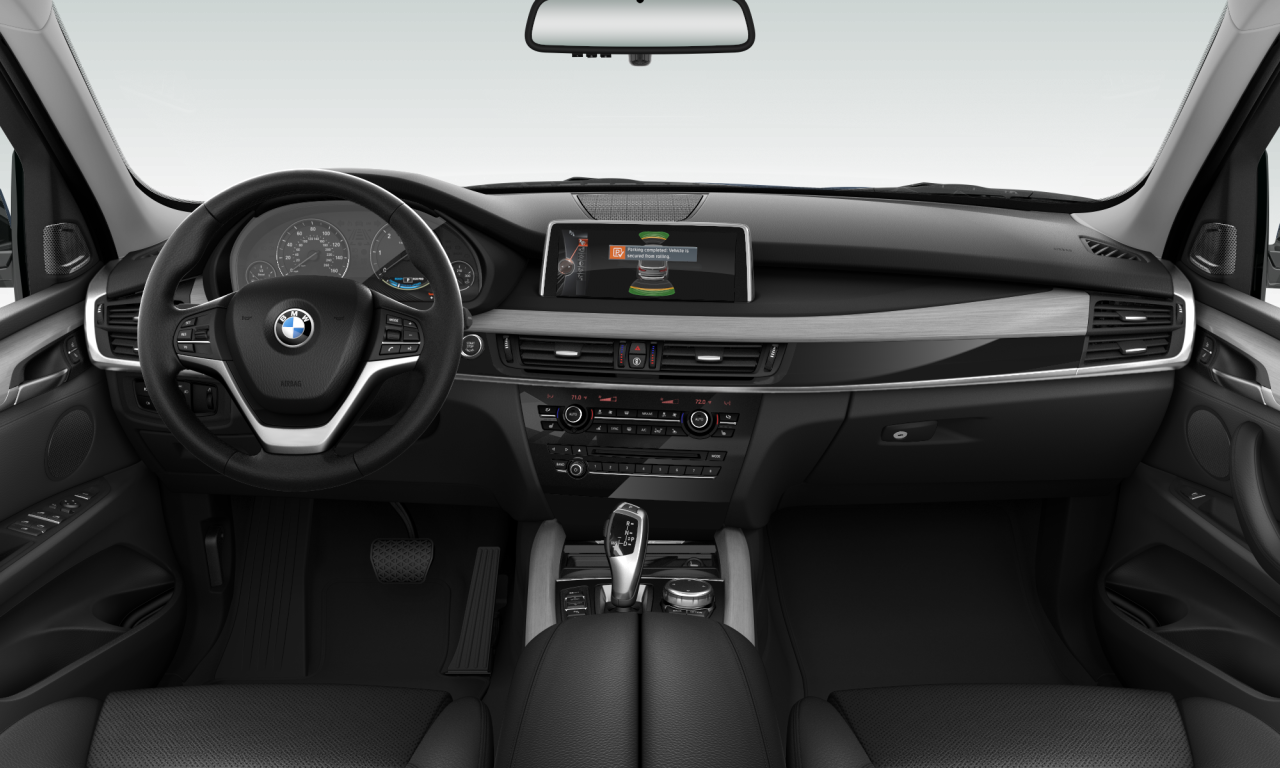 Interior of BMW X5 xDrive40e (F15), VIN 5UXKT0C52G0S76776