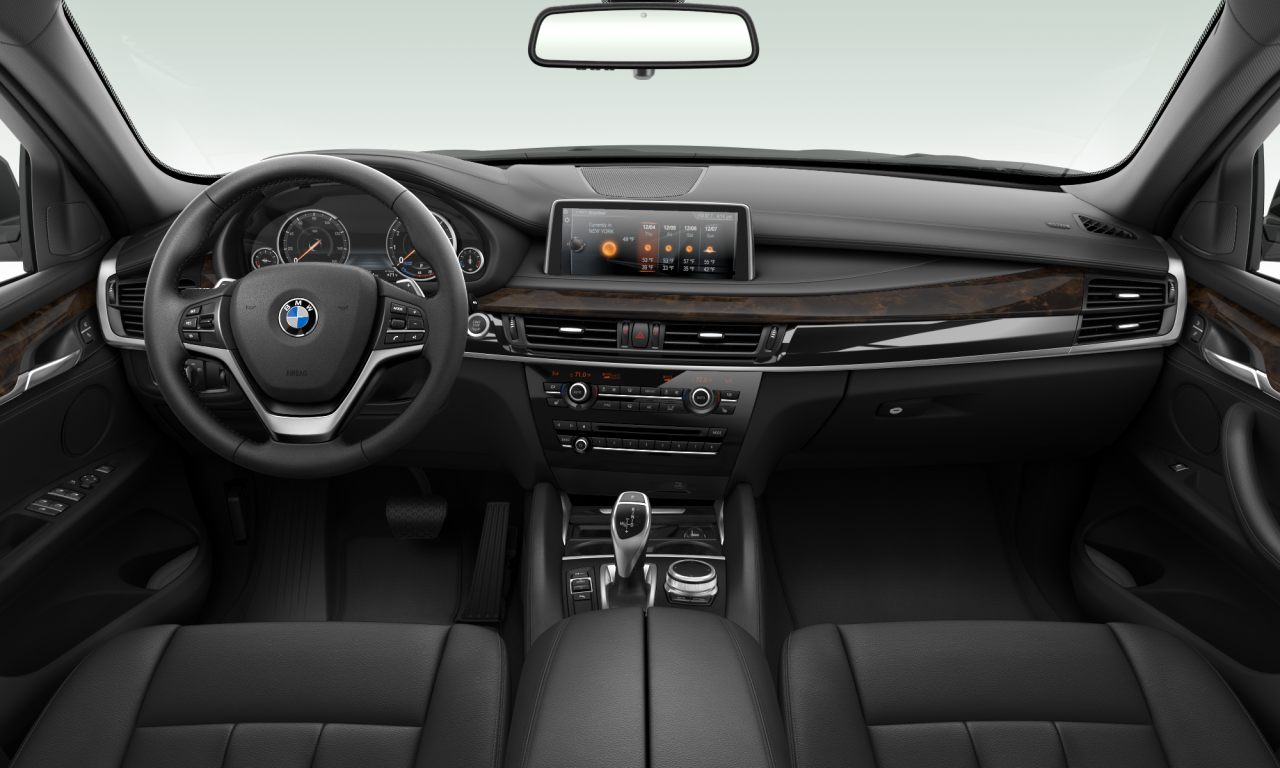 Interior of BMW X6 sDrive35i (F16), VIN 5UXKU0C36H0G69244