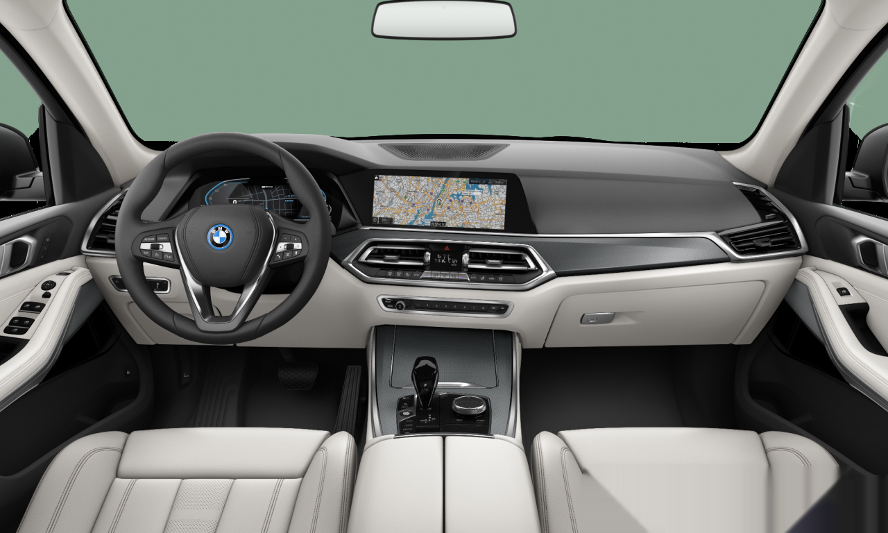 Interior of BMW X5 xDrive45e (Sports Activity Vehicle (5 Doors)), VIN 5UXTA6C02N9J65199