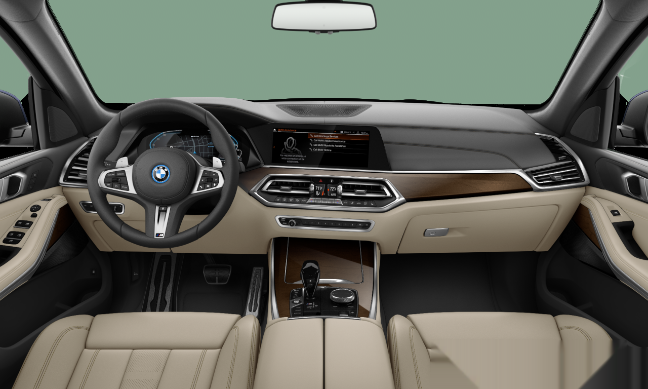 Interior of BMW X5 xDrive45e (G05), VIN 5UXTA6C03N9K69975