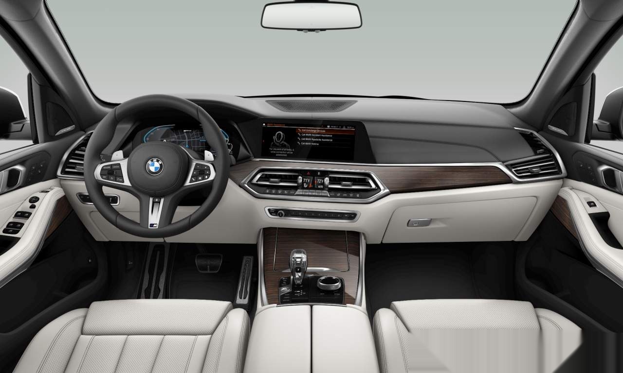 Interior of BMW X5 xDrive45e (Sports Activity Vehicle (5 Doors)), VIN 5UXTA6C05M9H00818