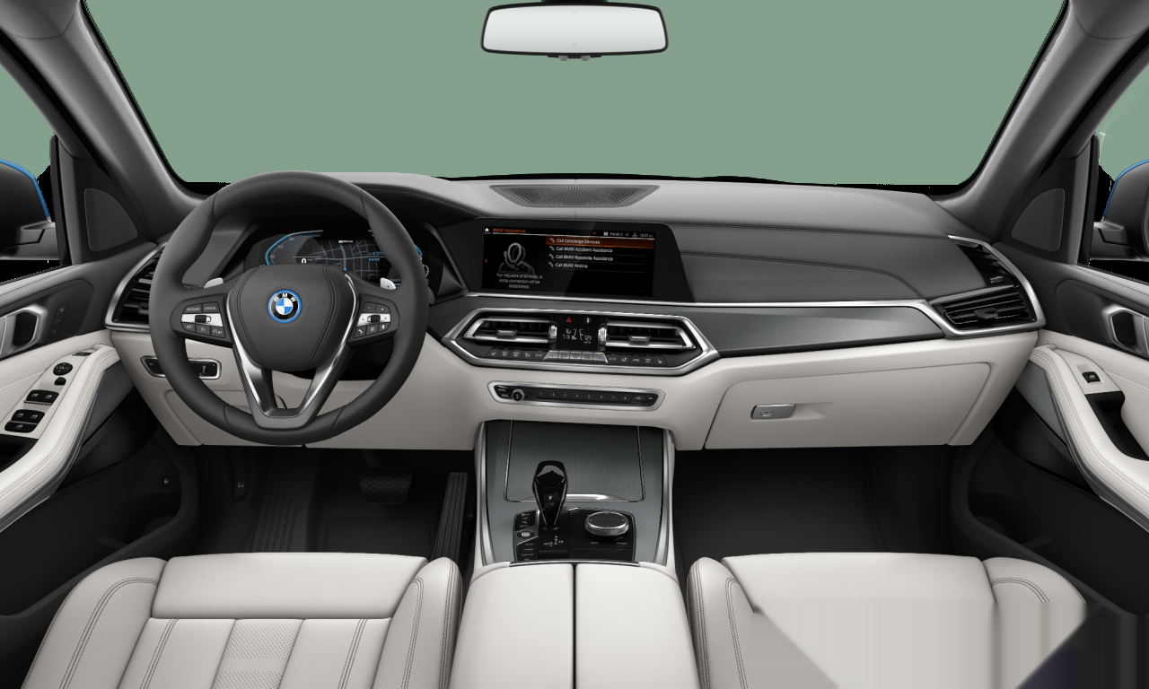 Interior of BMW X5 xDrive45e (G05), VIN 5UXTA6C05N9K89421