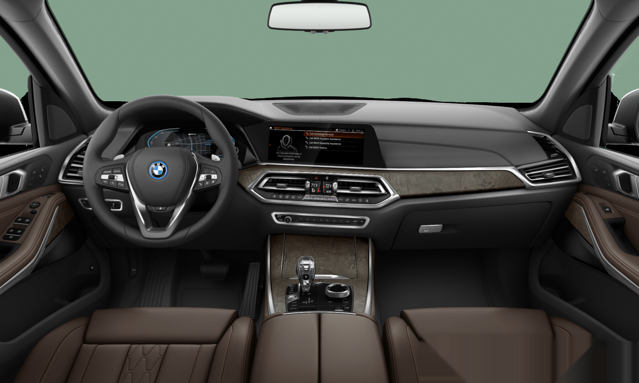 Interior of BMW X5 xDrive45e (G05), VIN 5UXTA6C06P9N45858