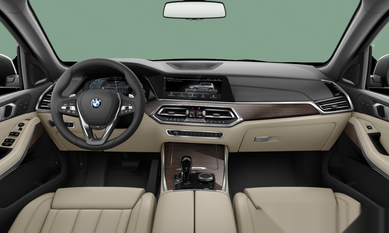 Interior of 2021 BMW X5 xDrive45e (G05), VIN 5UXTA6C0XM9E17783