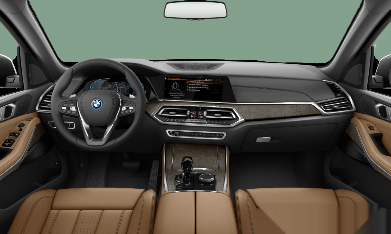 Interior of BMW X5 xDrive45e (G05), VIN 5UXTA6C0XN9K80505