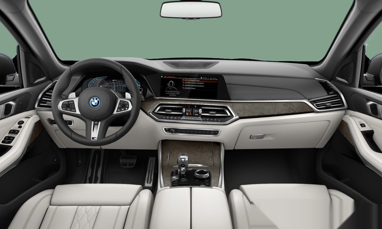 Interior of BMW X5 xDrive45e (G05), VIN 5UXTA6C0XP9N45345