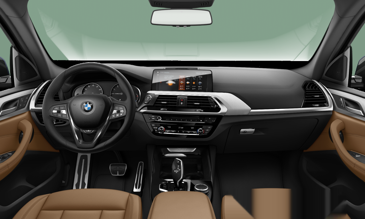 Interior of BMW X3 sDrive30i (G01), VIN 5UXTR7C53KLR44443