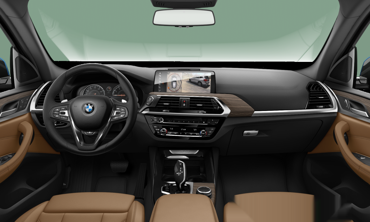 Interior of BMW X3 xDrive30i (G01), VIN 5UXTR9C50JLC80874
