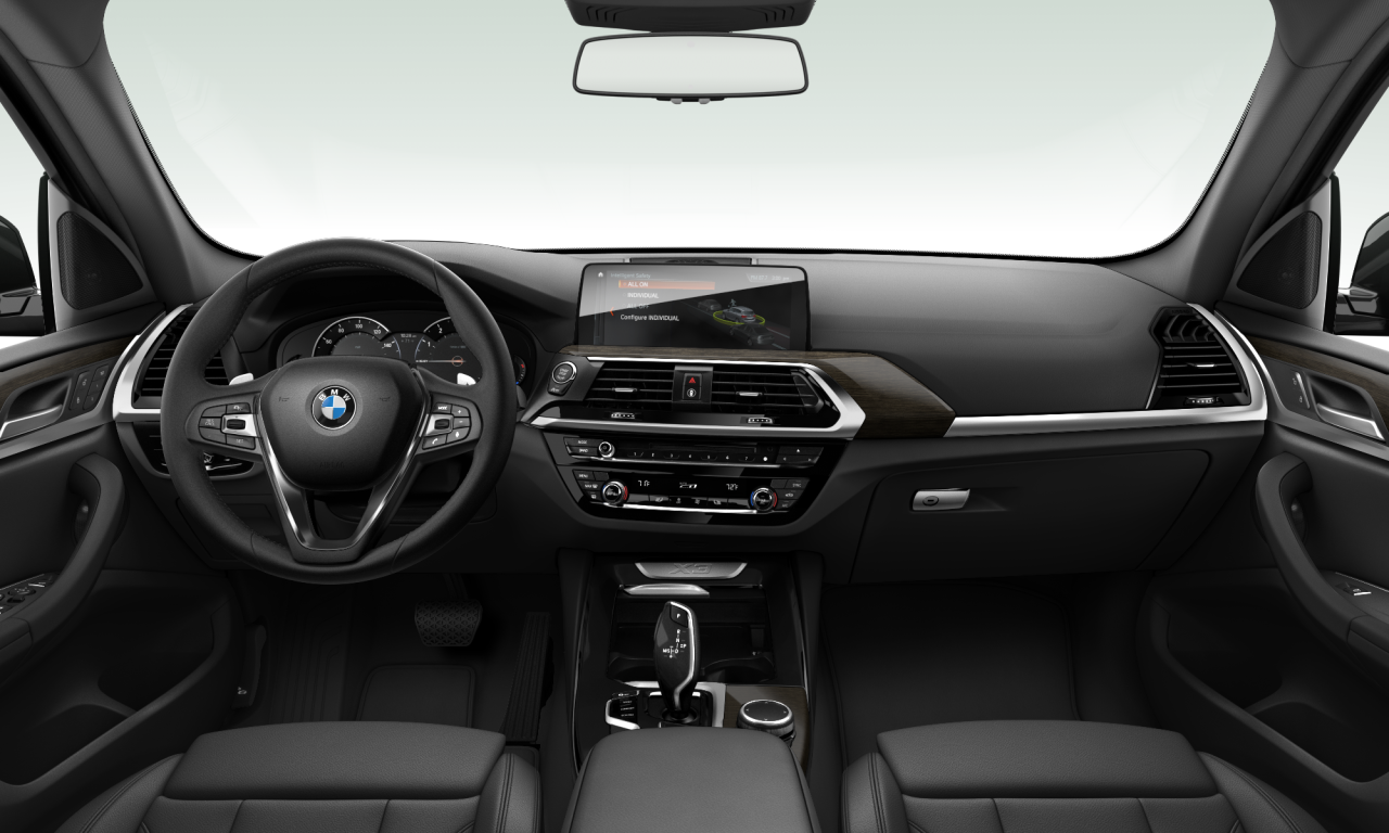 Interior of 2018 BMW X3 xDrive30i (G01), VIN 5UXTR9C50KLD98361