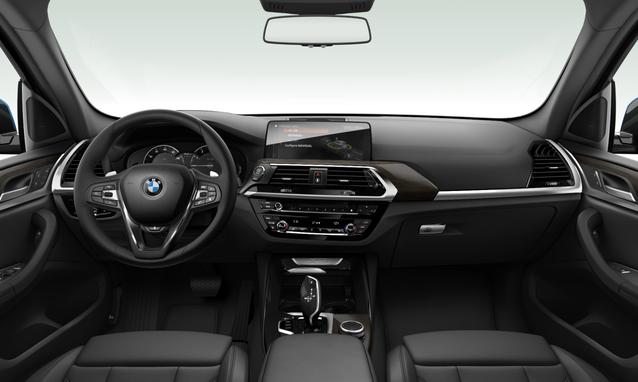 Interior of 2018 BMW X3 xDrive30i (G01), VIN 5UXTR9C51KLE17273