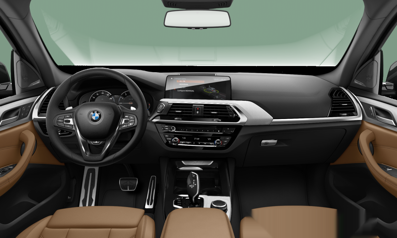 Interior of BMW X3 xDrive30i (G01), VIN 5UXTR9C51KLP91282