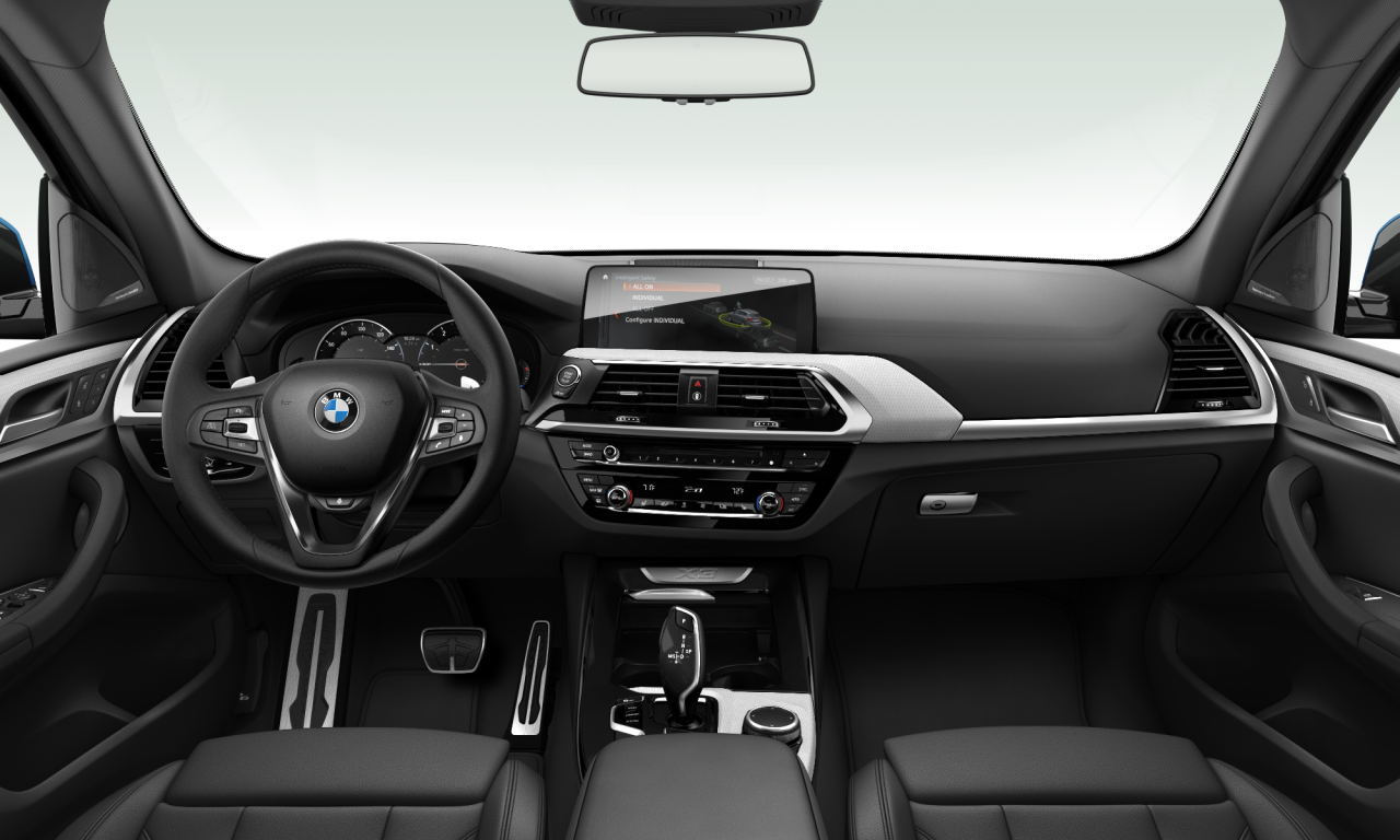 Interior of BMW X3 xDrive30i (G01), VIN 5UXTR9C53KLR10787