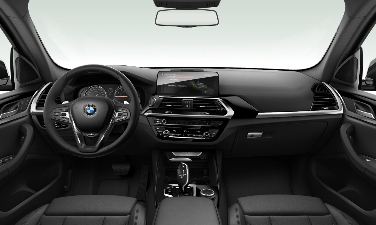 Interior of BMW X3 xDrive30i (G01), VIN 5UXTR9C55KLP92824