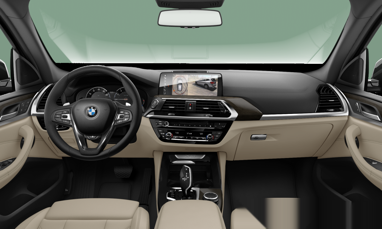 Interior of 2017 BMW X3 xDrive30i (G01), VIN 5UXTR9C59JLC76743