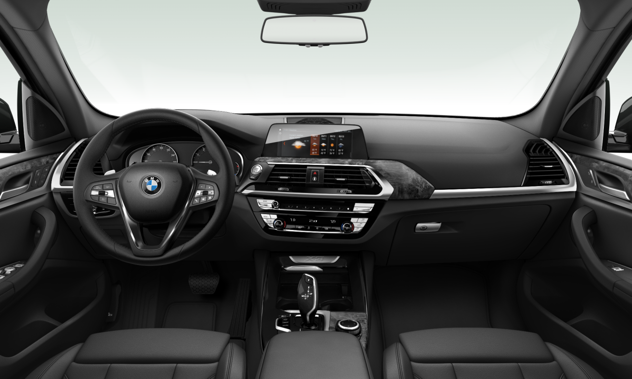 Interior of 2019 BMW X3 sDrive30i (G01), VIN 5UXTY3C04LLU69788