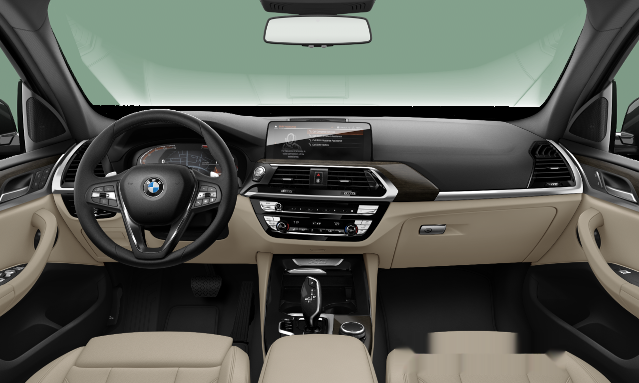 Interior of BMW X3 sDrive30i (G01), VIN 5UXTY3C09LLU71763
