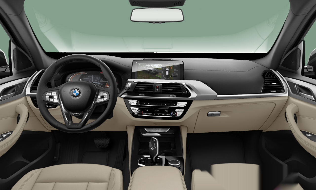 Interior of BMW X3 xDrive30i (G01), VIN 5UXTY5C01L9C36527