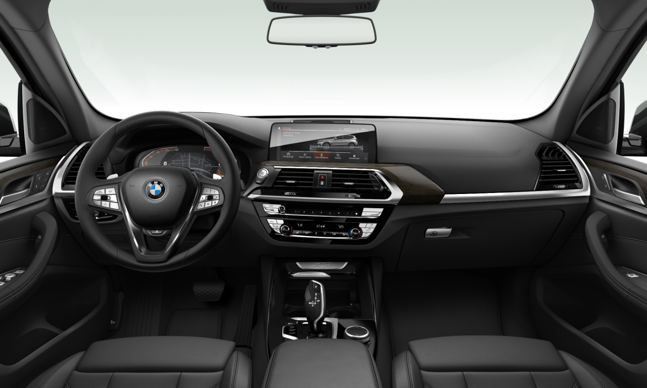 Interior of 2020 BMW X3 xDrive30i (G01), VIN 5UXTY5C06M9E60958