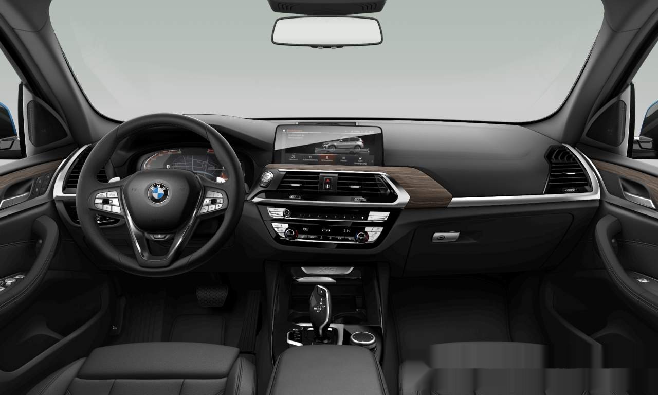 Interior of BMW X3 xDrive30i (G01), VIN 5UXTY5C07M9H77910
