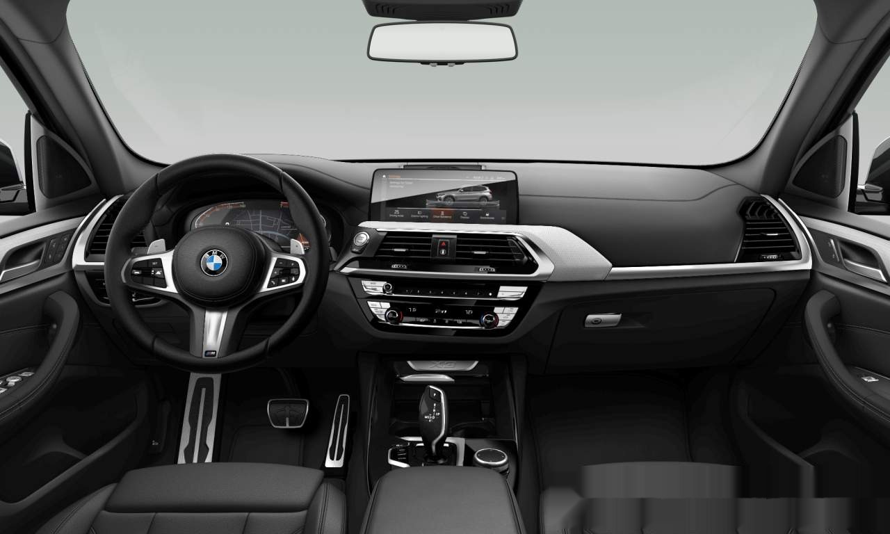Interior of BMW X3 xDrive30i (Sports Activity Vehicle (5 Doors)), VIN 5UXTY5C0XM9H61636