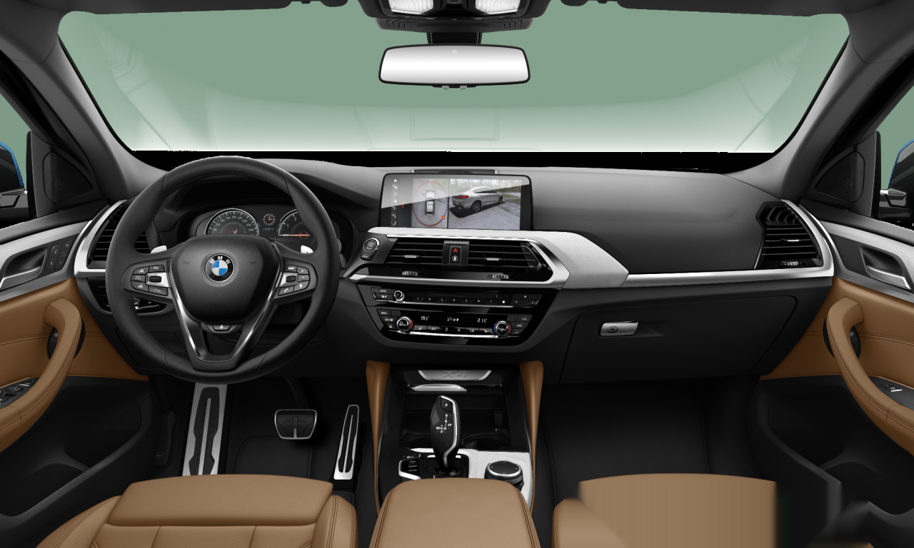Interior of 2018 BMW X4 xDrive30i (G02), VIN 5UXUJ3C51KLG52071