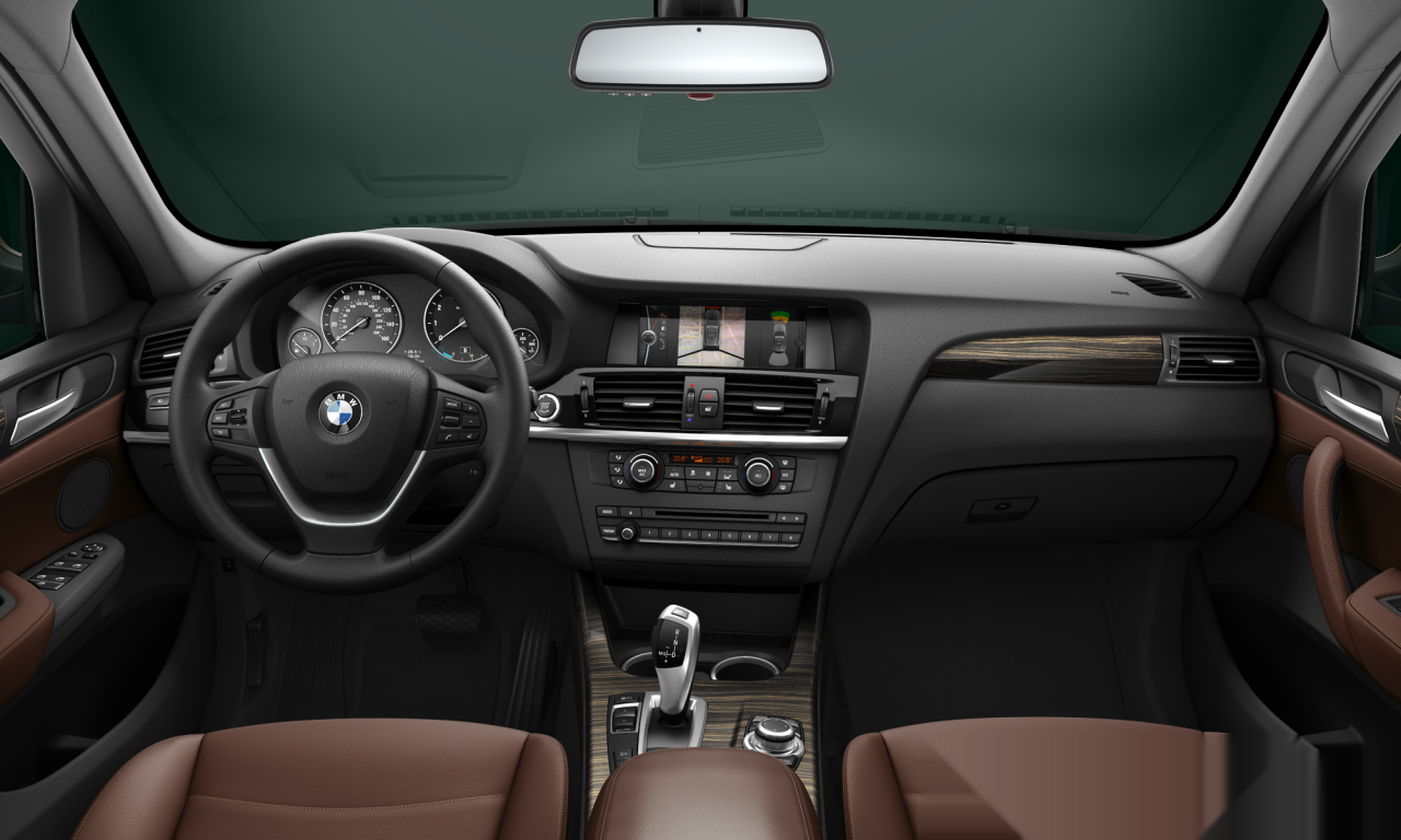 Interior of BMW X3 xDrive35i (F25), VIN 5UXWX7C50DL982282
