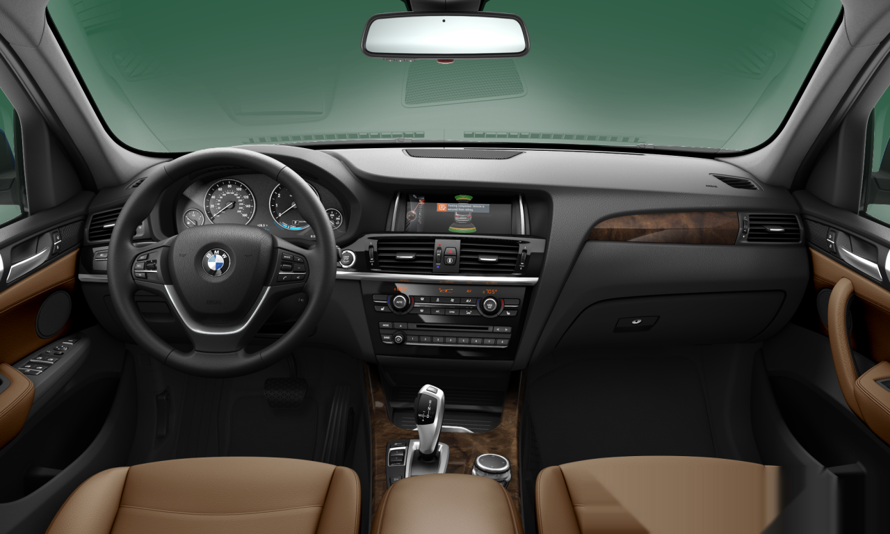 Interior of 2014 BMW X3 xDrive35i (F25), VIN 5UXWX7C51F0K33947