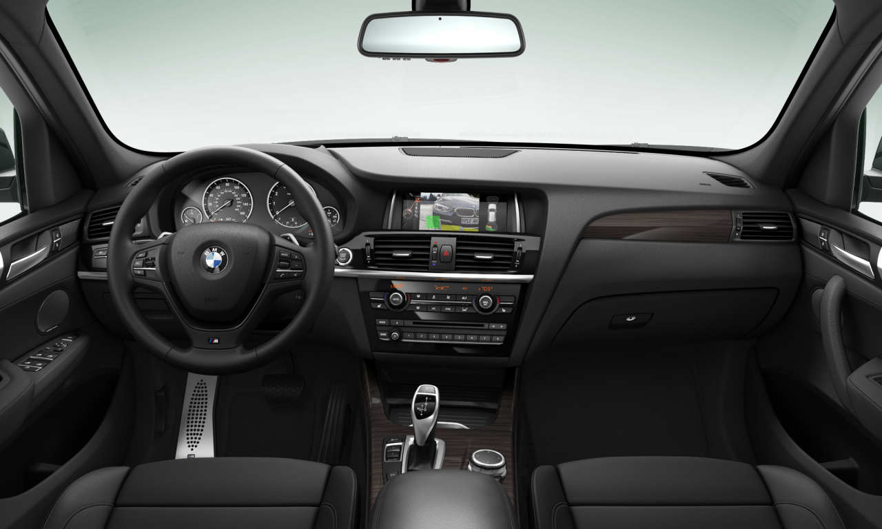 Interior of BMW X3 xDrive35i (F25), VIN 5UXWX7C57G0S15437