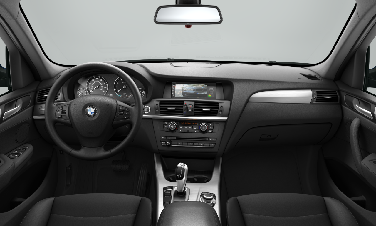 Interior of BMW X3 xDrive28i (F25), VIN 5UXWX9C52D0D08781