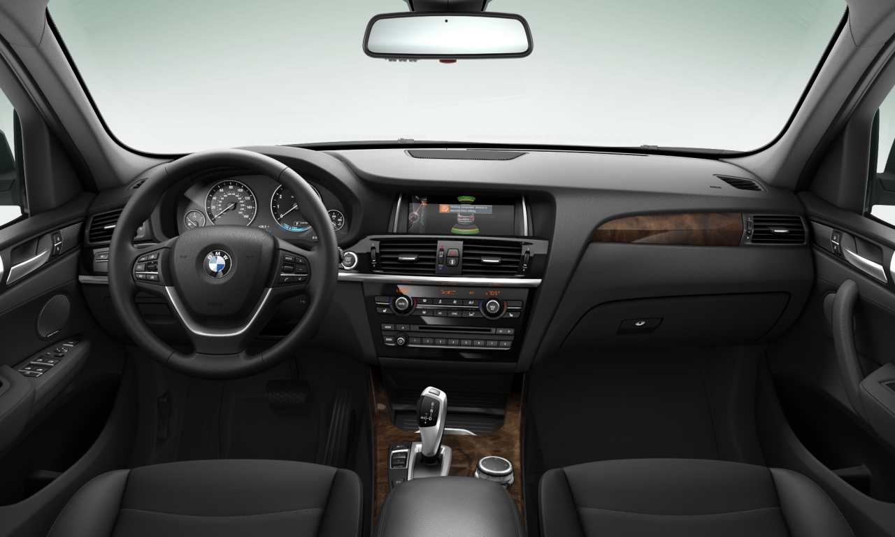 Interior of BMW X3 xDrive28i (F25), VIN 5UXWX9C59G0D88312