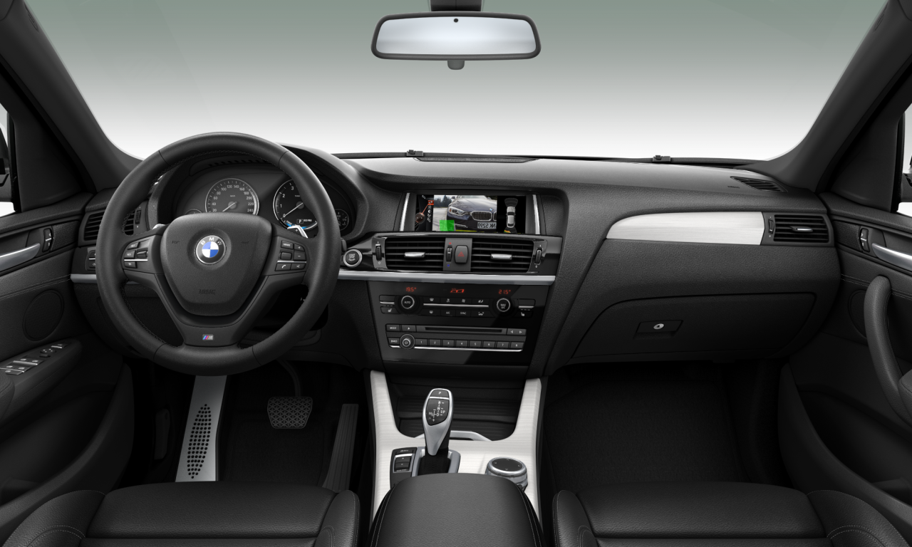 Interior of 2016 BMW X4 xDrive28i (F26), VIN 5UXXW3C57G0M89575