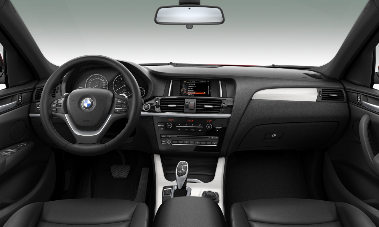 Interior of BMW X4 xDrive28i (F26), VIN 5UXXW3C5XF0M89374