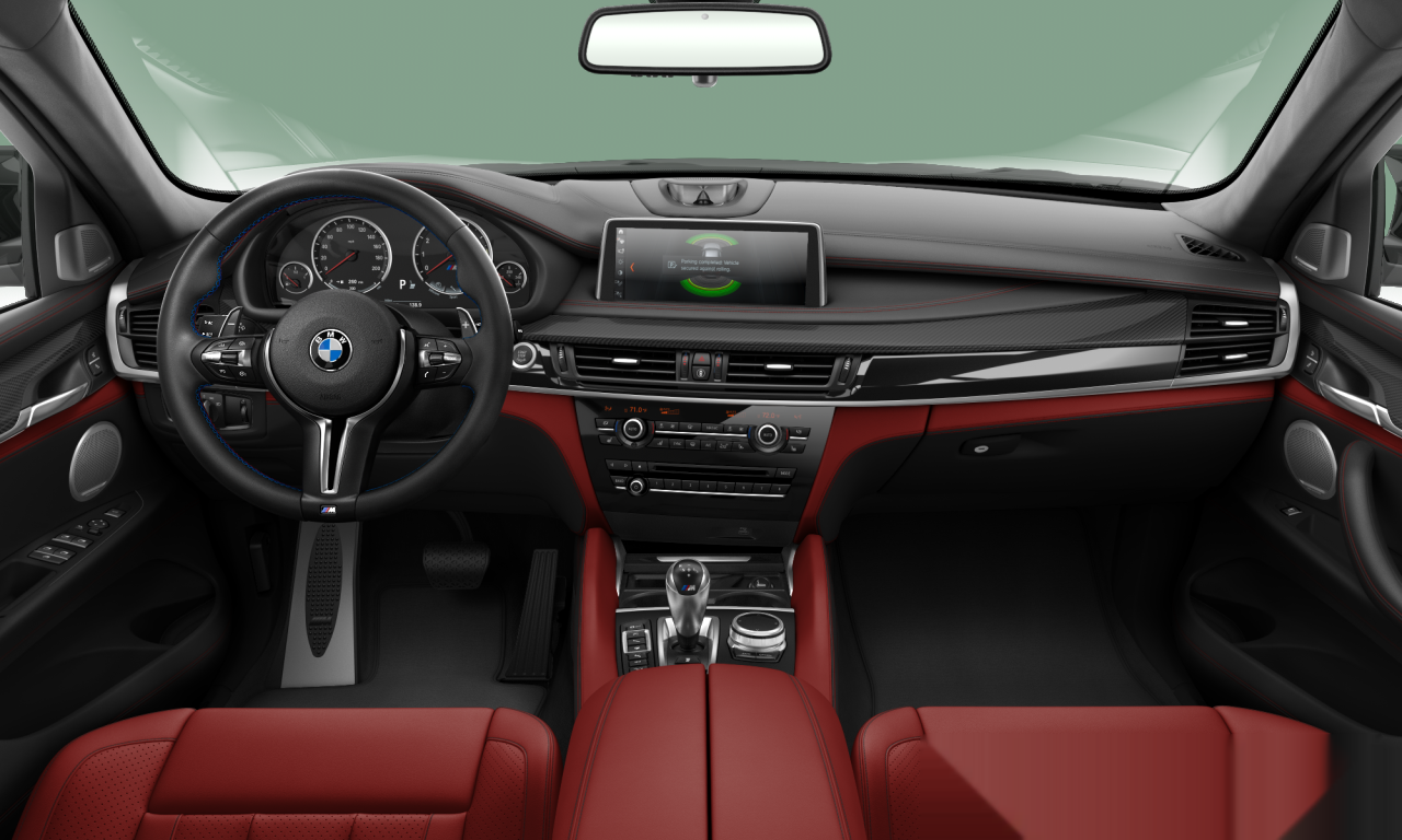 Interior of BMW X6 M (F86), VIN 5YMKW8C51J0Y74511